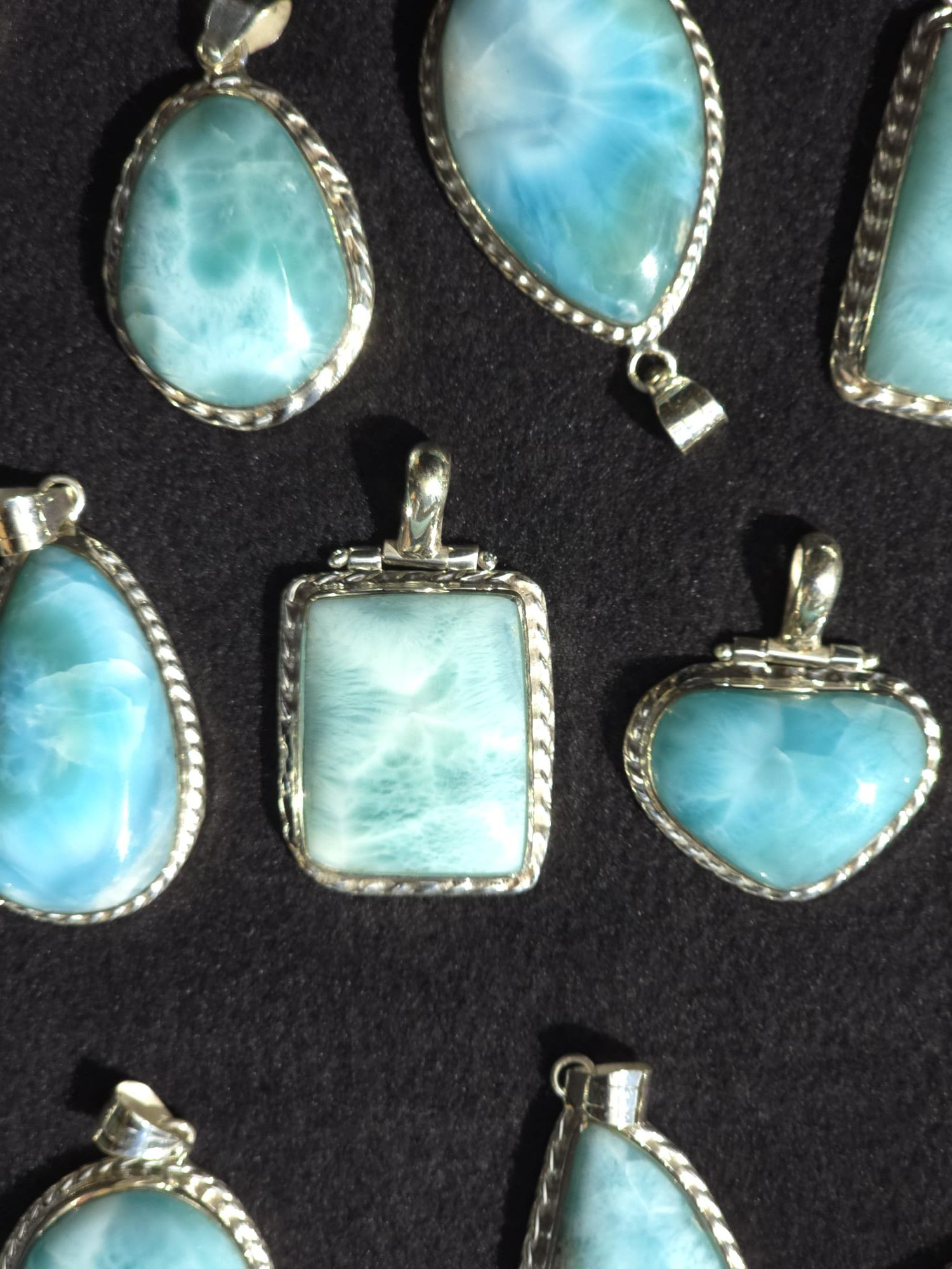 Larimar Amber Blue Amber